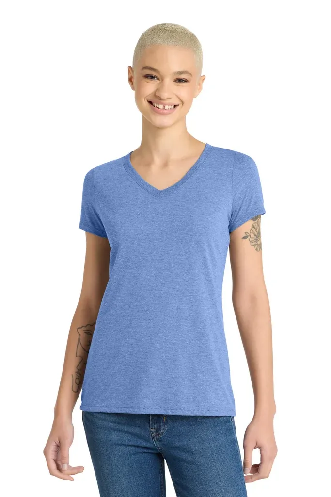 District® Women's Perfect Tri® V-Neck Tee. DM1350L - additional view 11