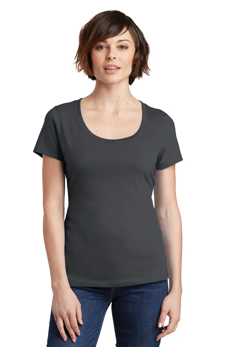 District® Women's Perfect Weight® Scoop Tee. DM106L - additional view 3