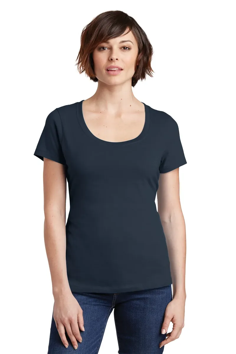 District® Women's Perfect Weight® Scoop Tee. DM106L - additional view 5