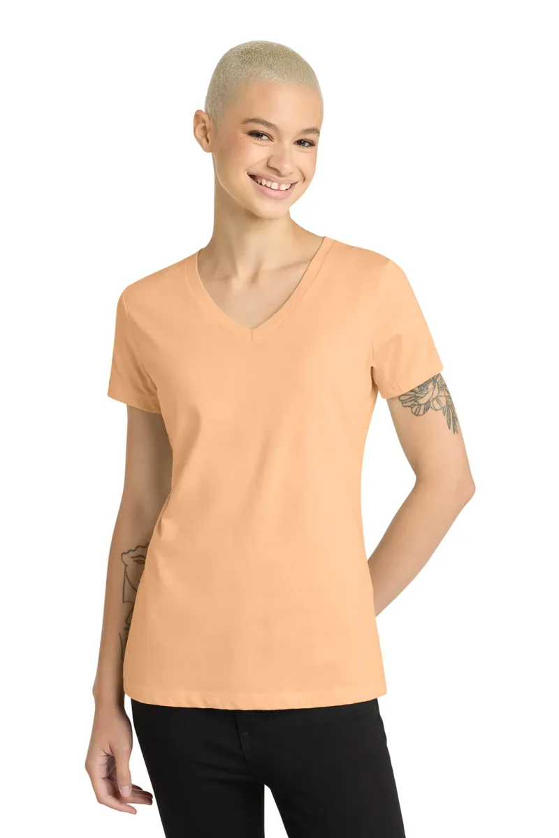 District® - Women's Perfect Weight® V-Neck Tee. DM1170L - additional view 19