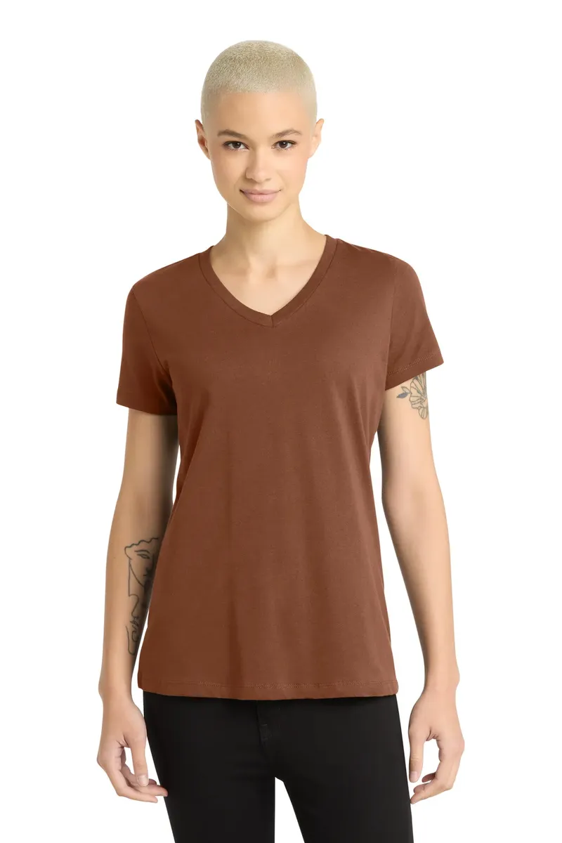 District® - Women's Perfect Weight® V-Neck Tee. DM1170L - additional view 8