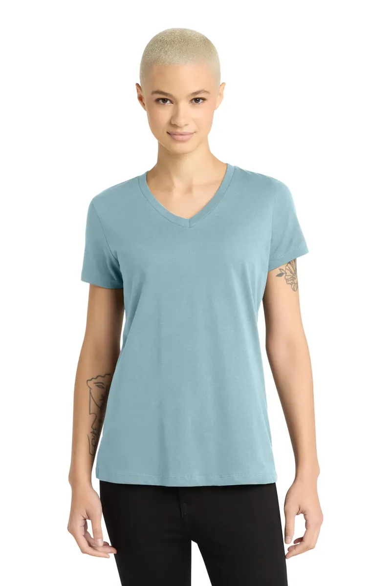 District® - Women's Perfect Weight® V-Neck Tee. DM1170L - additional view 16