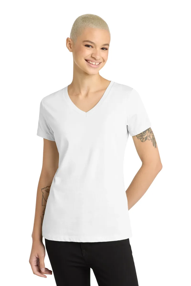 District® - Women's Perfect Weight® V-Neck Tee. DM1170L - additional view 13