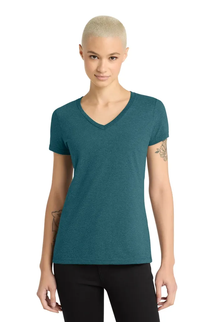 District® - Women's Perfect Weight® V-Neck Tee. DM1170L - additional view 14