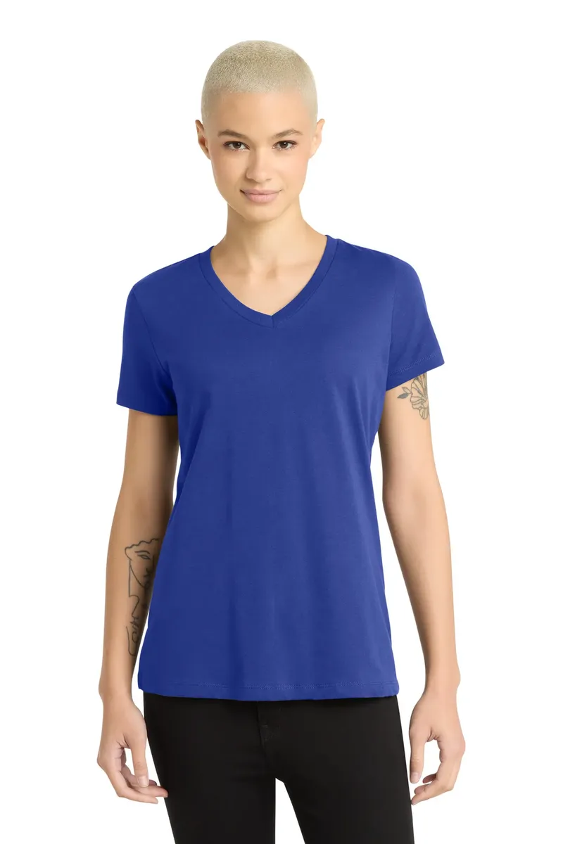 District® - Women's Perfect Weight® V-Neck Tee. DM1170L - additional view 25