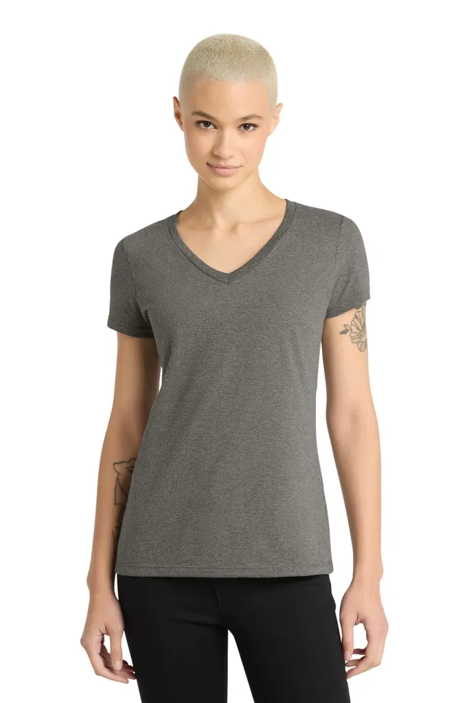 District® - Women's Perfect Weight® V-Neck Tee. DM1170L - additional view 10
