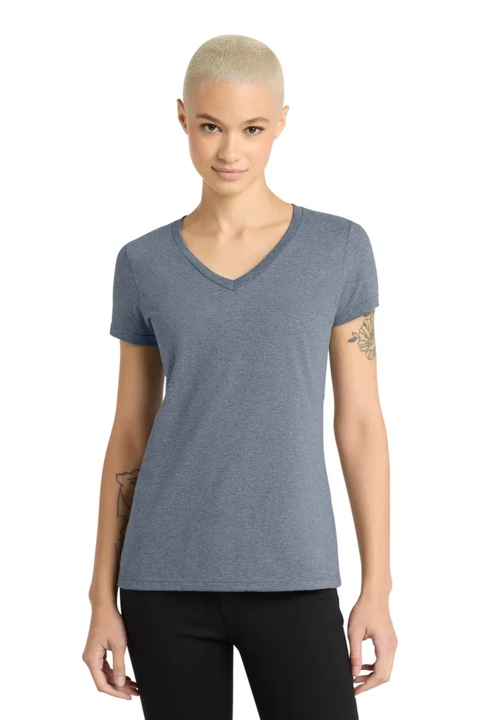 District® - Women's Perfect Weight® V-Neck Tee. DM1170L - additional view 23