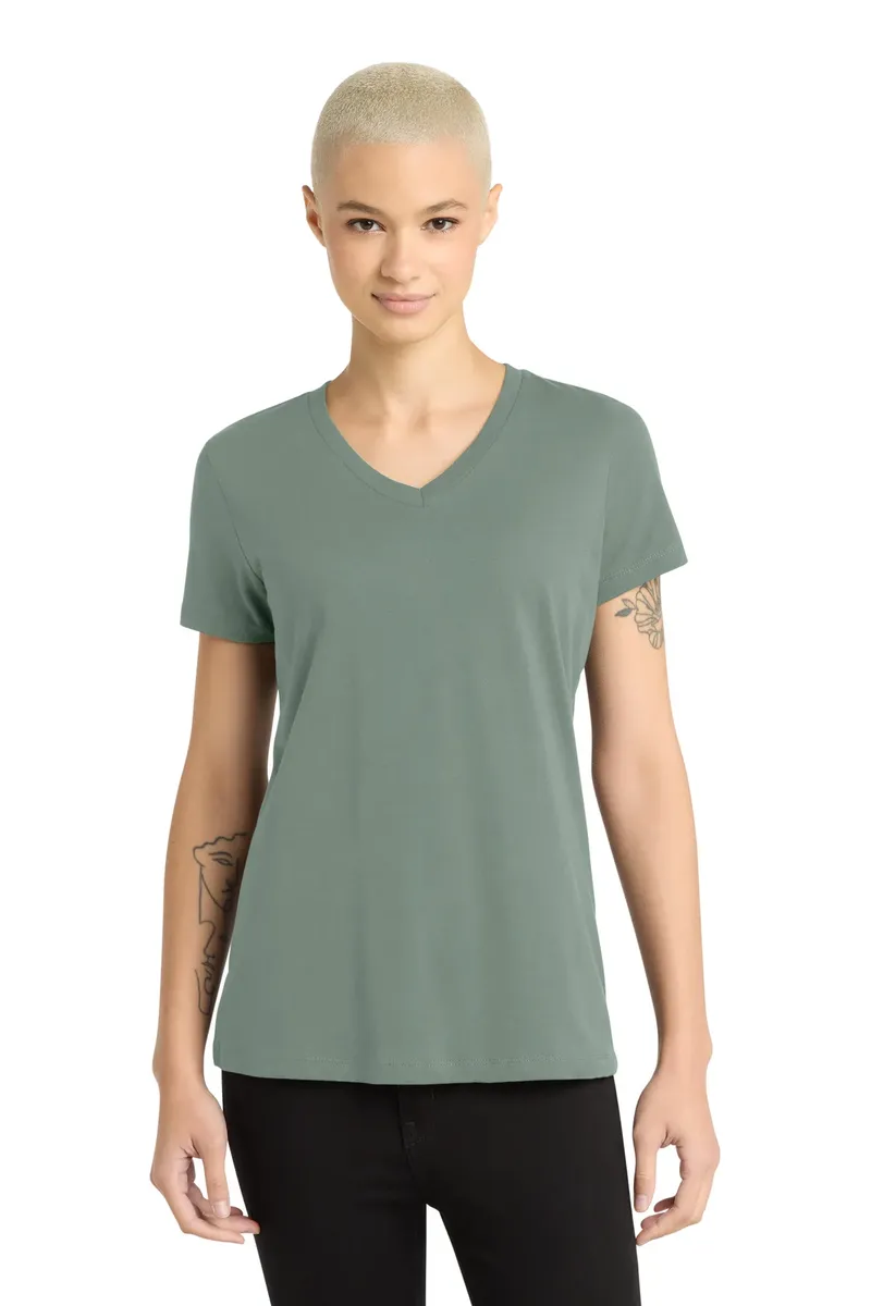 District® - Women's Perfect Weight® V-Neck Tee. DM1170L - additional view 24