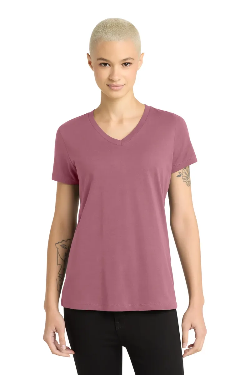 District® - Women's Perfect Weight® V-Neck Tee. DM1170L - additional view 22