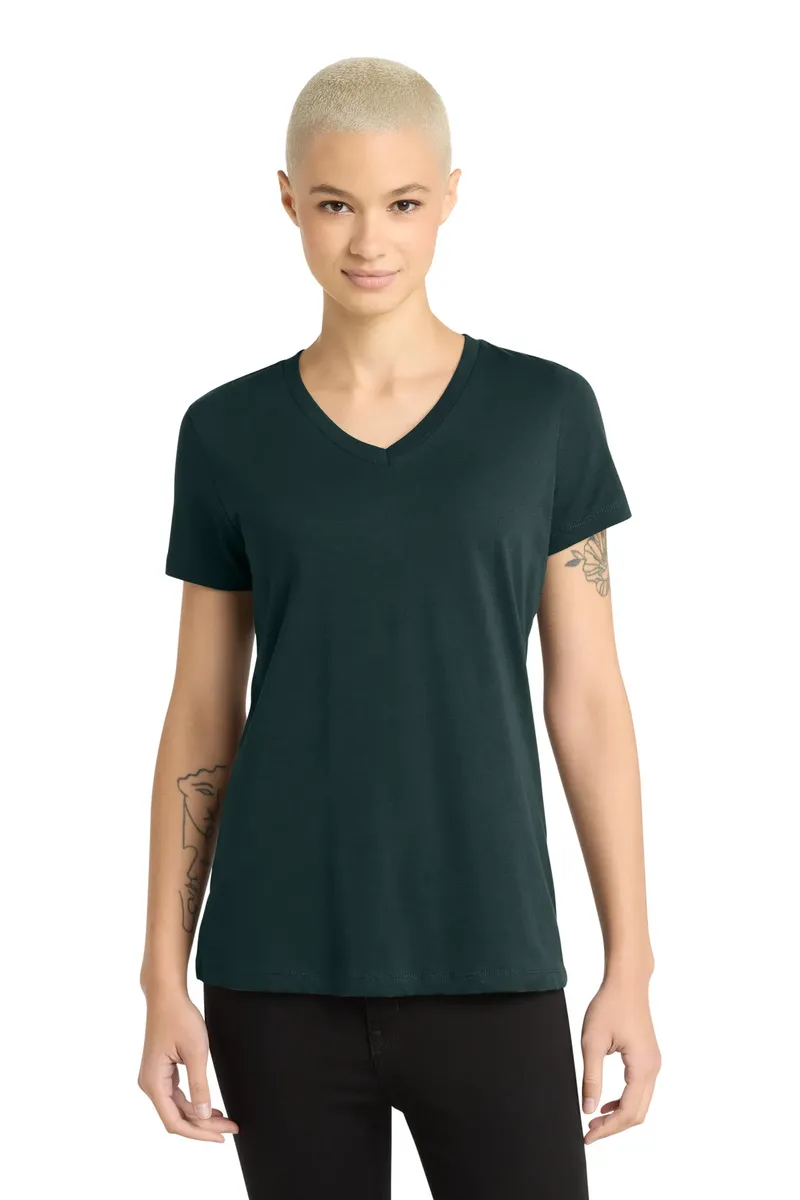 District® - Women's Perfect Weight® V-Neck Tee. DM1170L - additional view 18