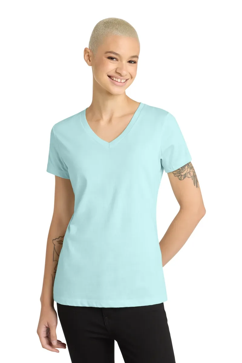District® - Women's Perfect Weight® V-Neck Tee. DM1170L - additional view 5