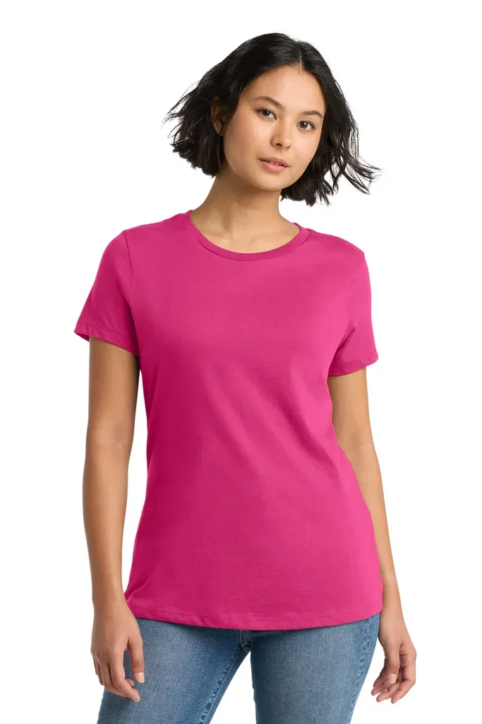 District® Women's Perfect Weight®Tee. DM104L - additional view 5