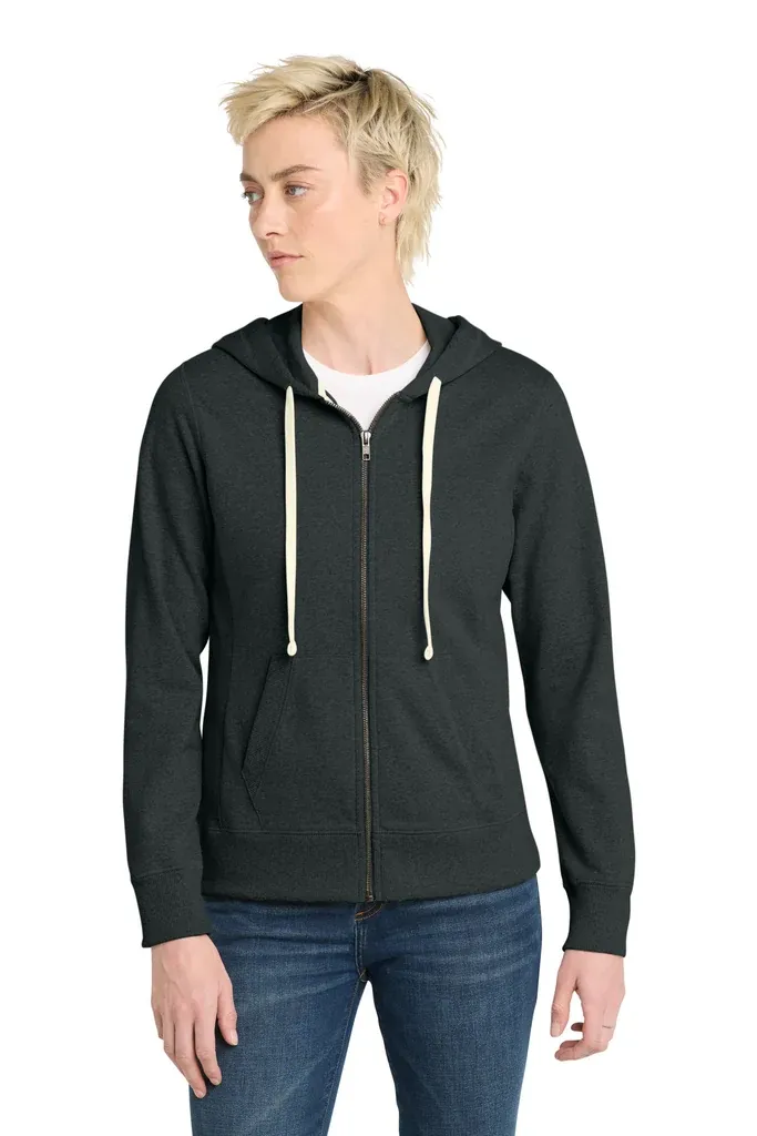 District® Women's Re-FleeceFull-Zip Hoodie DT8103 - additional view 4