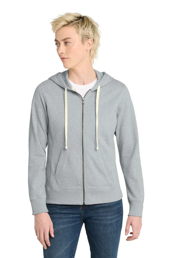 District® Women's Re-FleeceFull-Zip Hoodie DT8103 - additional view 2