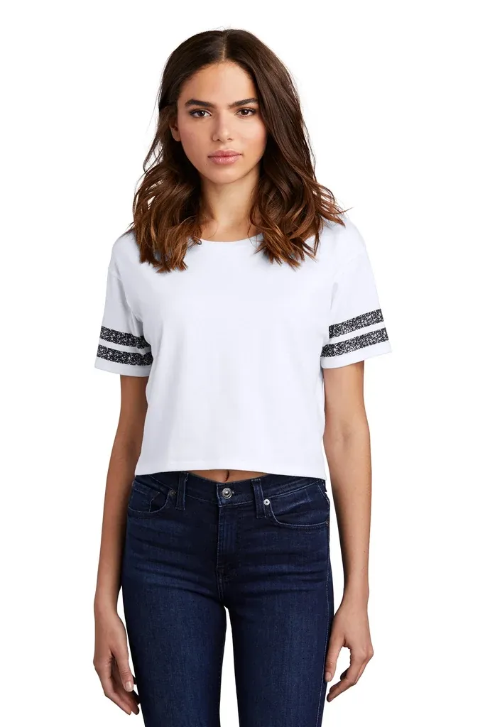 District ® Women's Scorecard Crop Tee DT488 - additional view 3