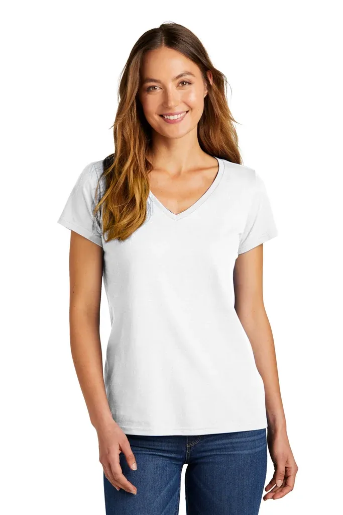District® Women's The Concert Tee® V-Neck DT5002 - additional view 4