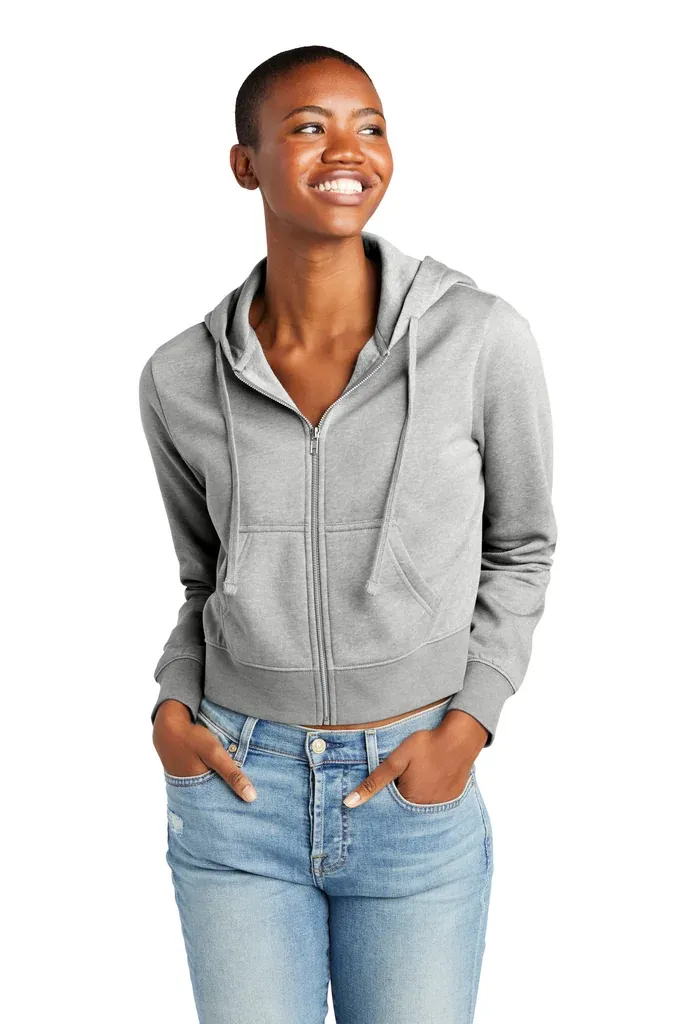 District® Women's V.I.T. Fleece Full-Zip Hoodie DT6103 - additional view 4