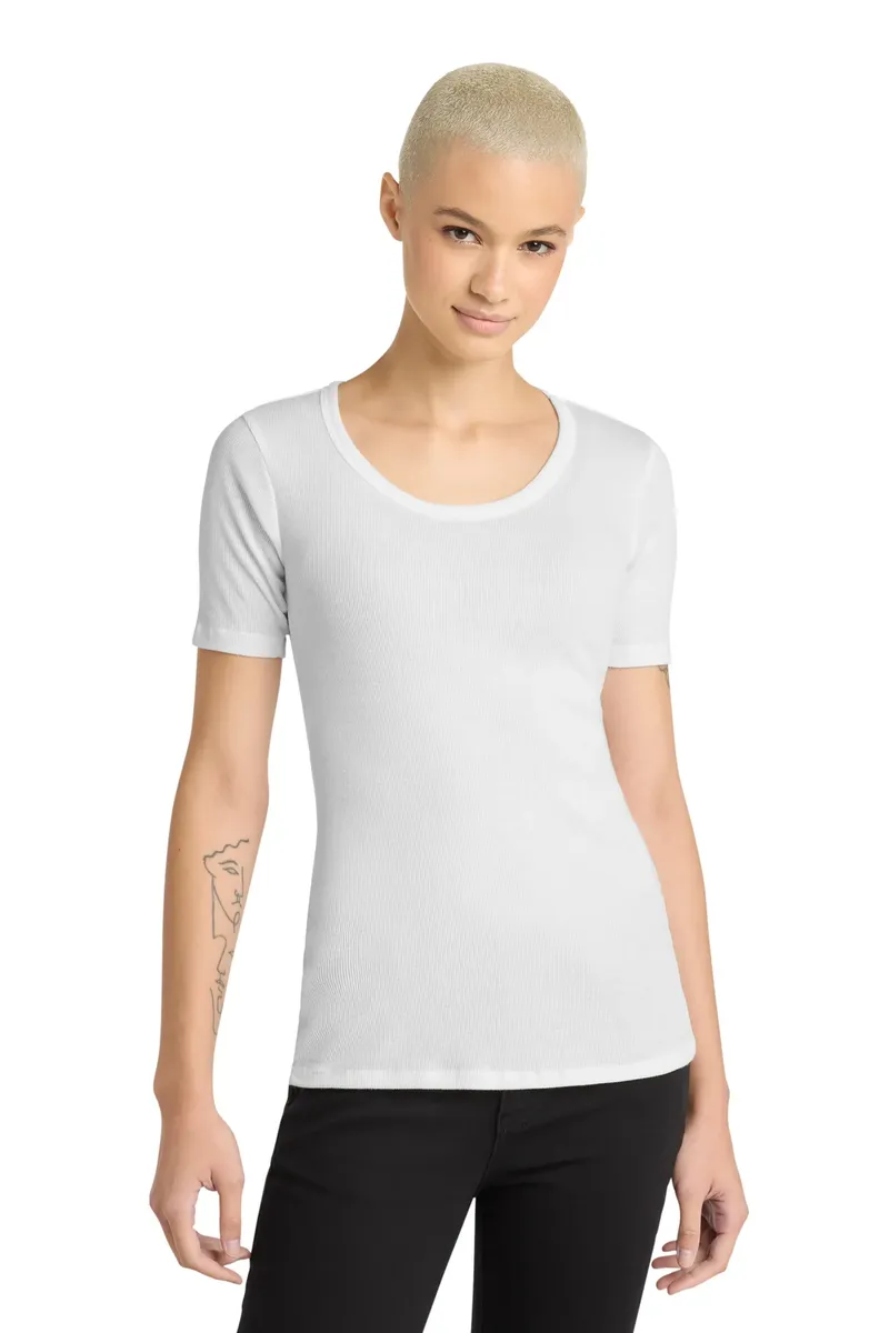 District® Women's V.I.T.Rib Scoop Neck Tee DT6020