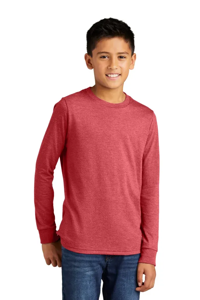 District® Youth Perfect Tri® Long Sleeve Tee DT132Y - additional view 5