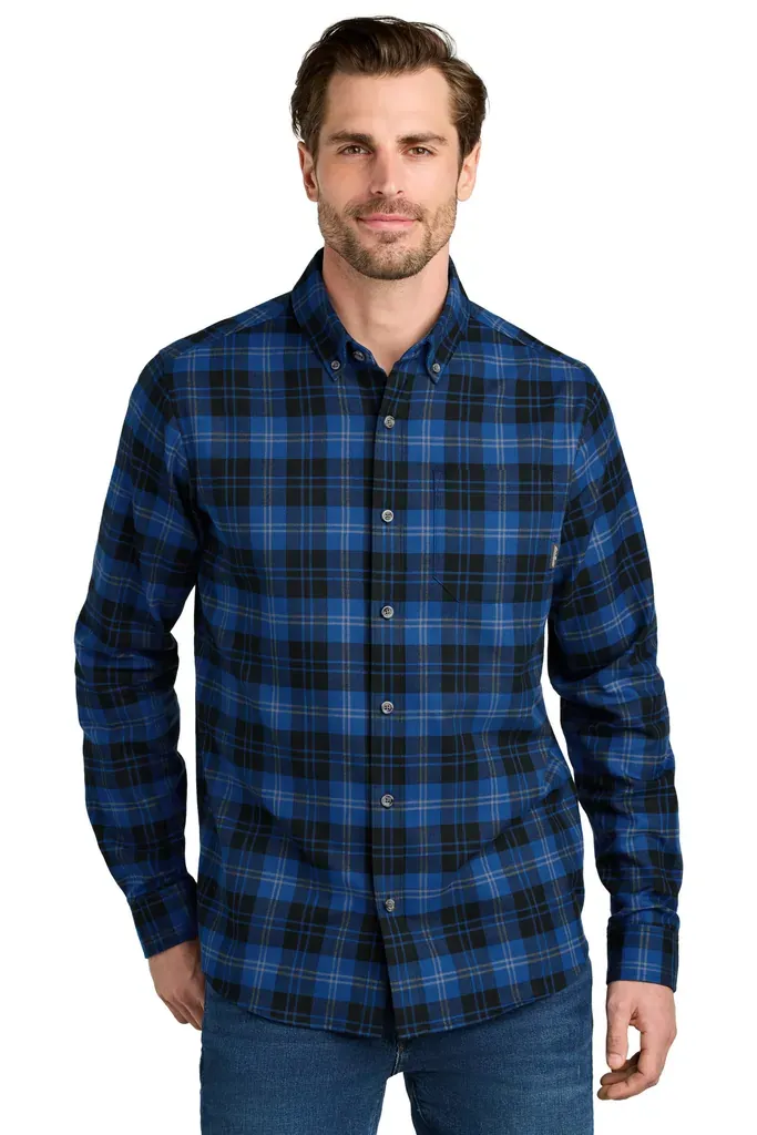 Eddie Bauer® Long Sleeve Favorite Flannel Plaid Shirt EB610 - additional view 2