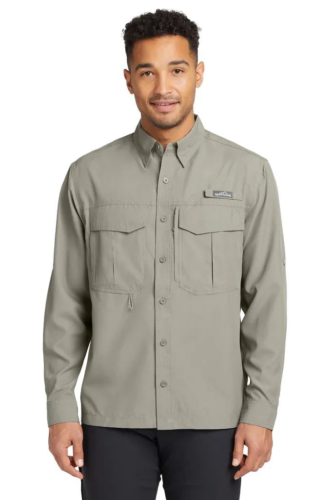 Eddie Bauer® - Long Sleeve Performance Fishing Shirt. EB600 - additional view 2