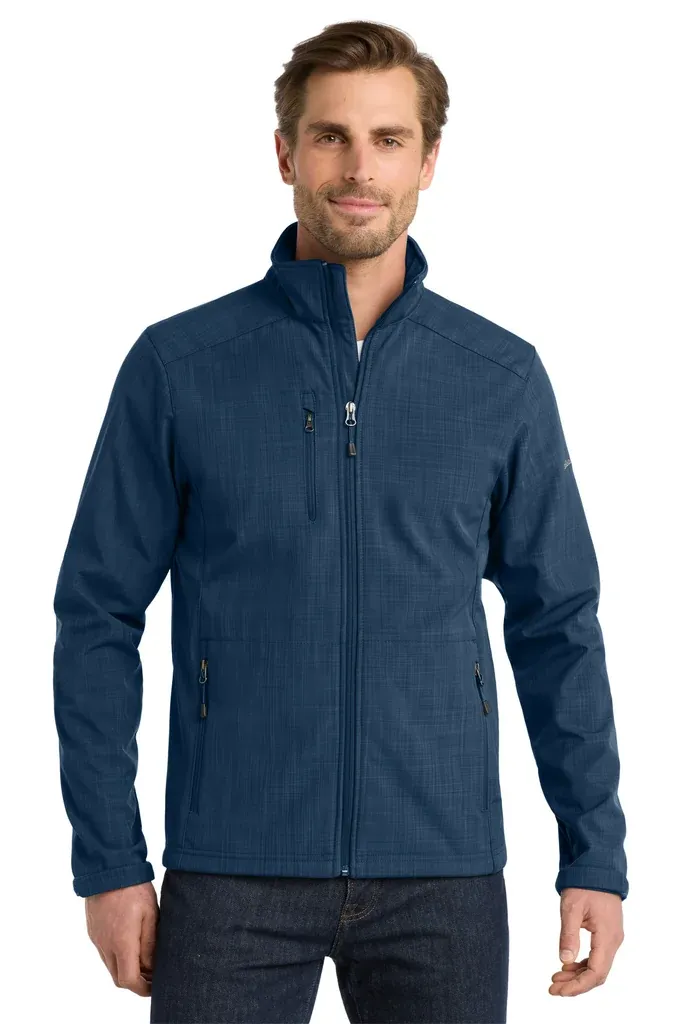Eddie Bauer® Shaded Crosshatch Soft Shell Jacket. EB532 - additional view 2