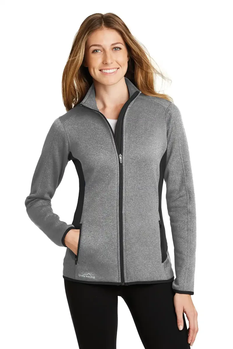 Eddie Bauer® Women's Full-Zip Heather Stretch Fleece Jacket. EB239 - additional view 2