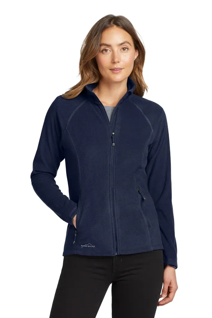 Eddie Bauer® Women's Full-Zip Microfleece Jacket. EB225 - additional view 1