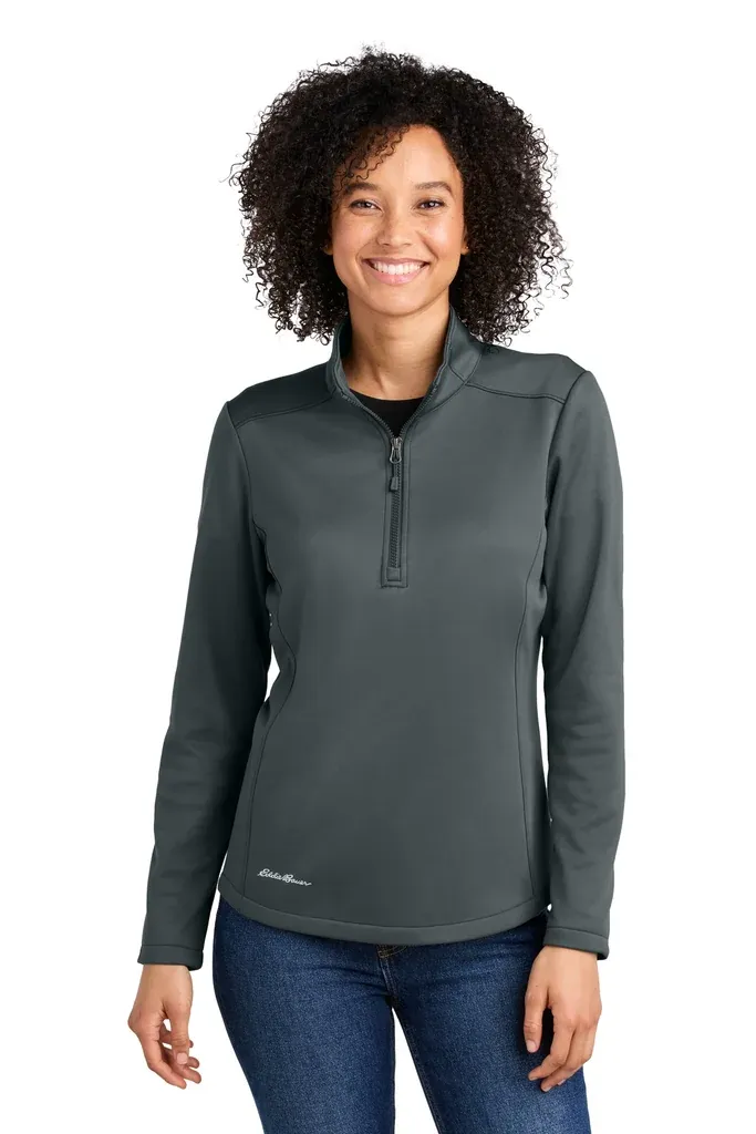 Eddie Bauer® Women's Smooth Mid Layer Fleece 1/2-Zip EB2370 - additional view 1