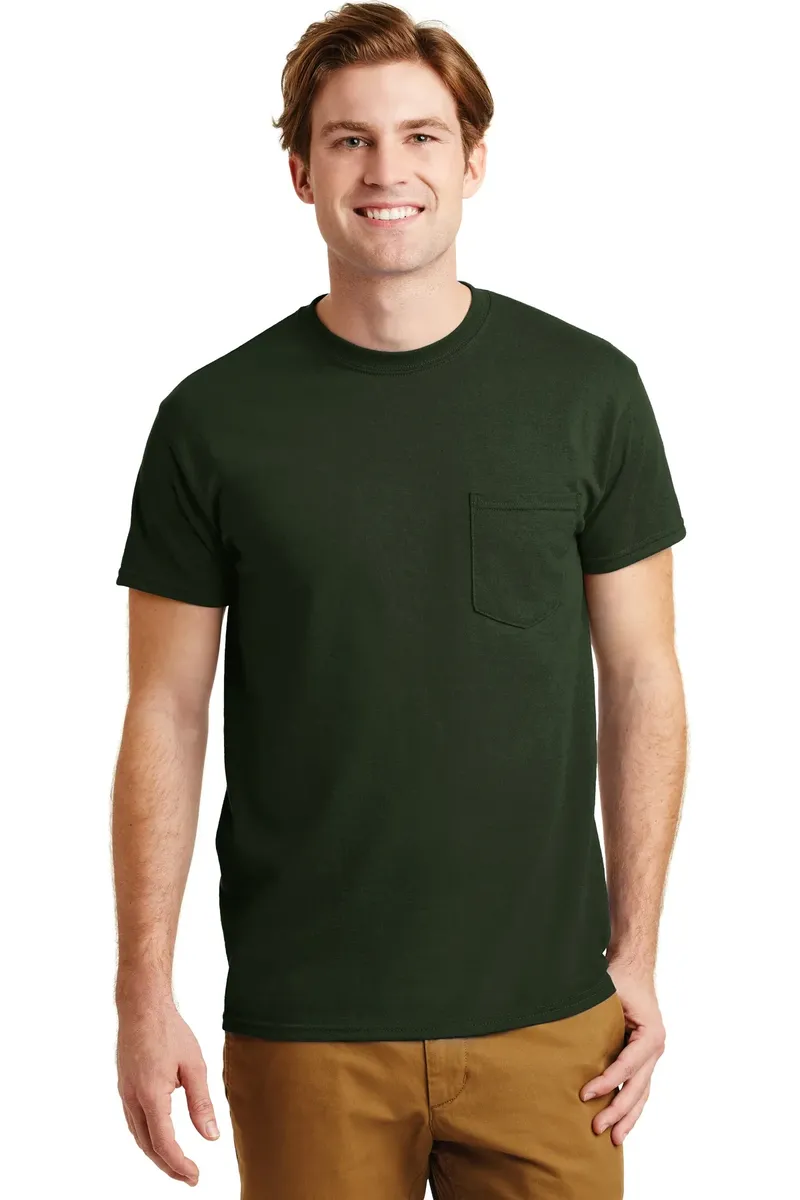 Gildan® - DryBlend® 50 Cotton/50 Poly Pocket T-Shirt. 8300 - additional view 5