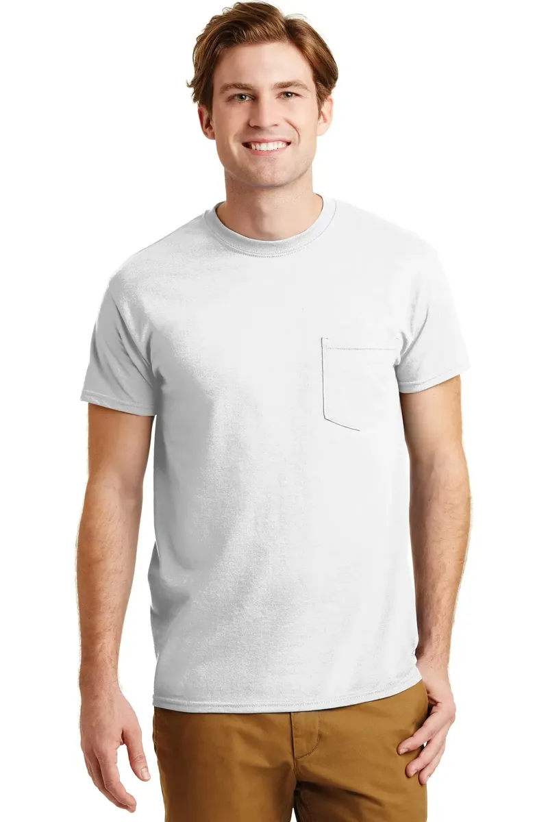 Gildan® - DryBlend® 50 Cotton/50 Poly Pocket T-Shirt. 8300 - additional view 8