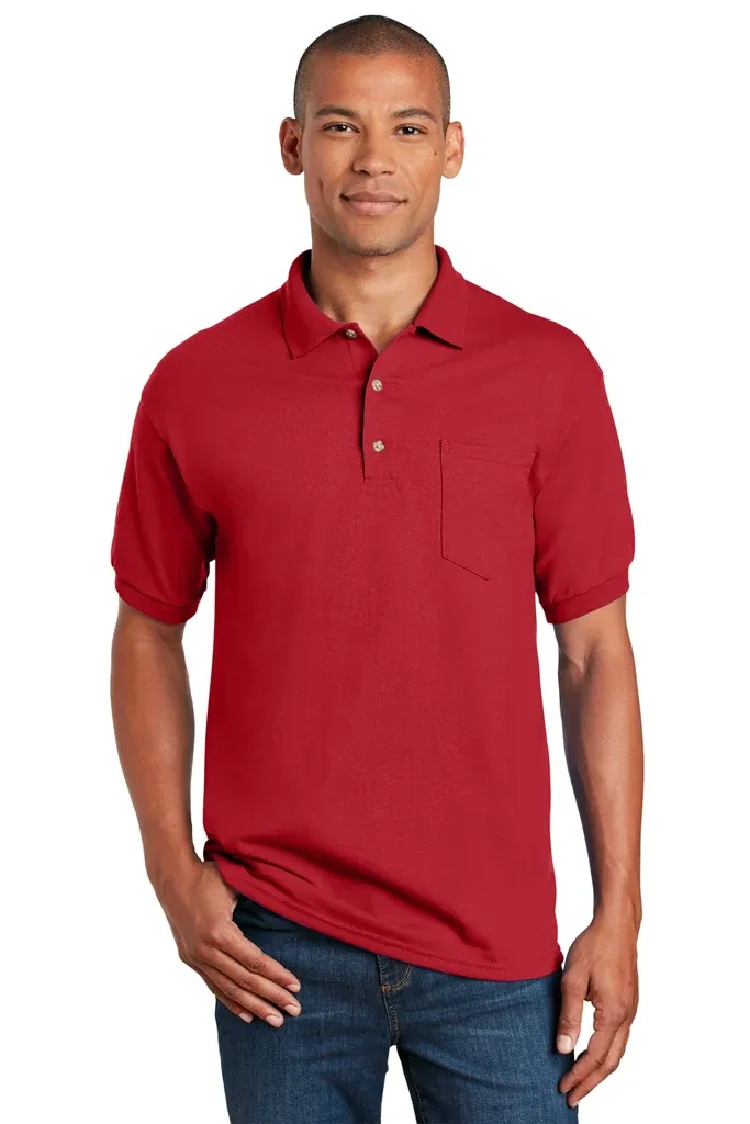 Gildan® DryBlend® 6-Ounce Jersey Knit Sport Shirt with Pocket. 8900 - additional view 1