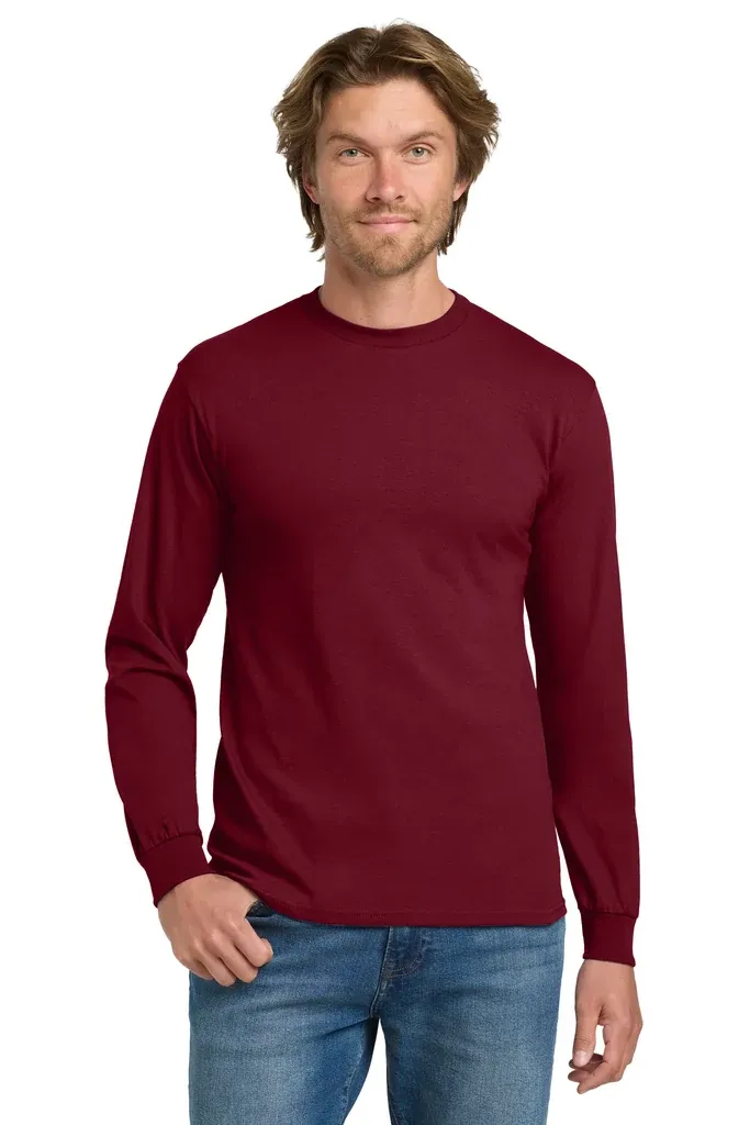 Gildan® - Heavy Cotton 100% Cotton Long Sleeve T-Shirt.  5400 - additional view 20