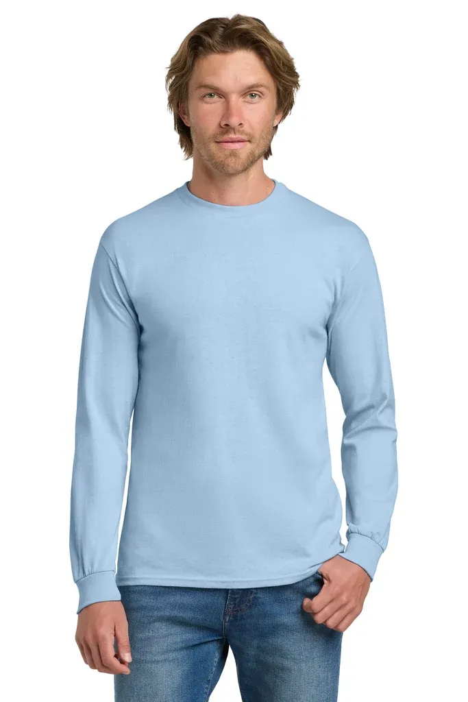 Gildan® - Heavy Cotton 100% Cotton Long Sleeve T-Shirt.  5400 - additional view 10
