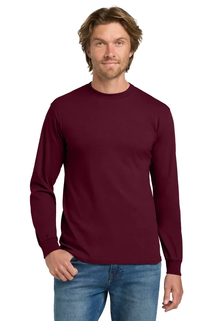 Gildan® - Heavy Cotton 100% Cotton Long Sleeve T-Shirt.  5400 - additional view 12