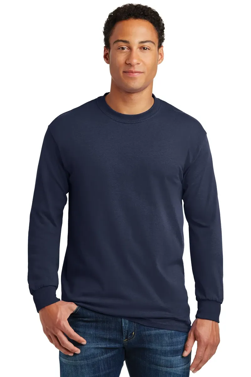 Gildan® - Heavy Cotton 100% Cotton Long Sleeve T-Shirt.  5400 - additional view 11
