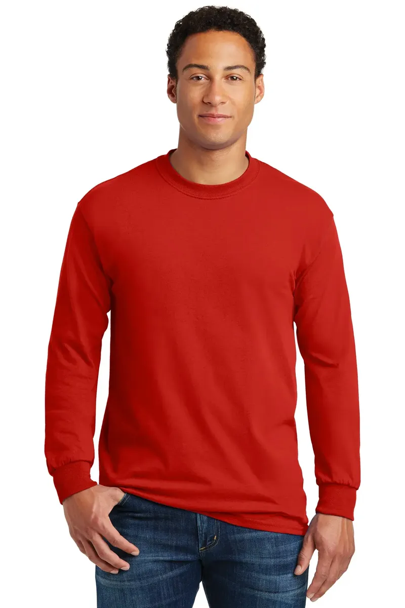 Gildan® - Heavy Cotton 100% Cotton Long Sleeve T-Shirt.  5400 - additional view 24