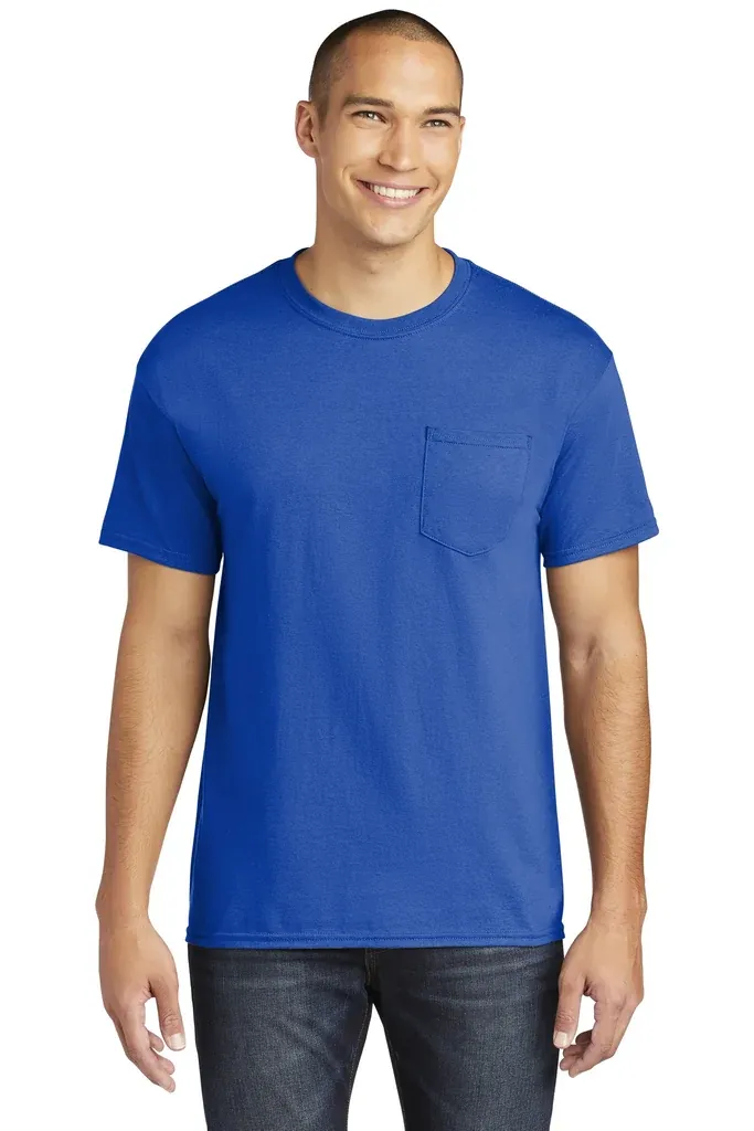 Gildan ® Heavy Cotton 100% Cotton Pocket T-Shirt. 5300