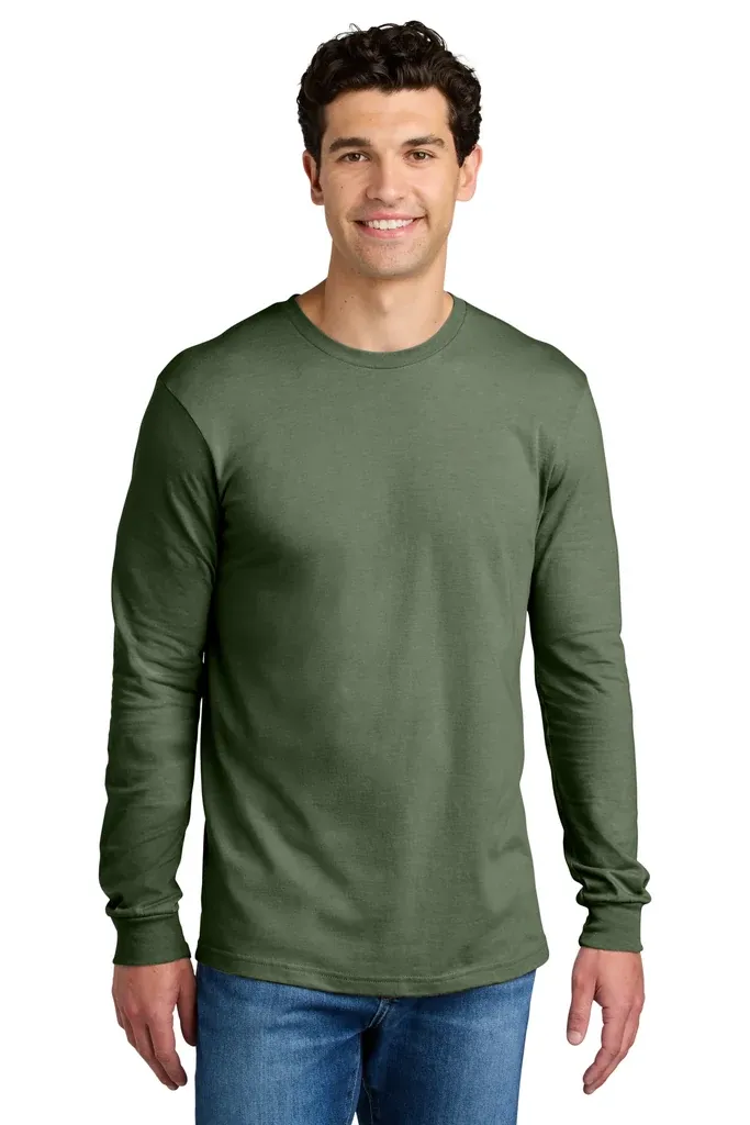 Gildan® Softstyle® CVC Long Sleeve Tee 64440CVC - additional view 2