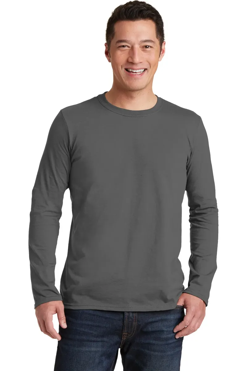 Gildan Softstyle® Long Sleeve T-Shirt. 64400 - additional view 1