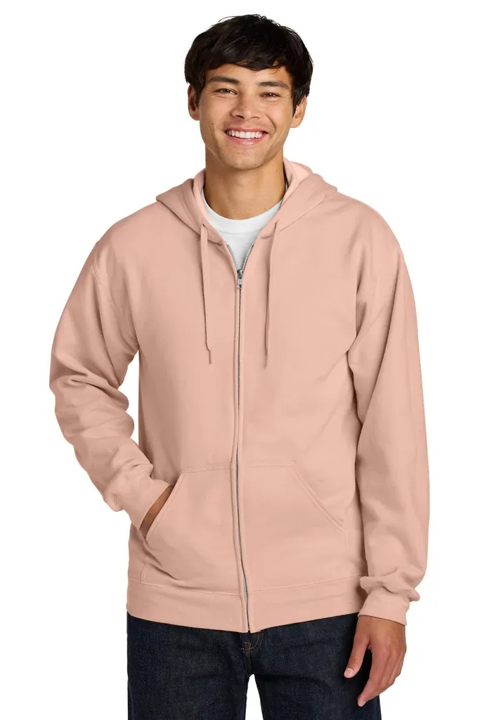 Gildan Softstyle® Midweight Fleece Full-Zip Hooded Sweatshirt SF600 - additional view 2