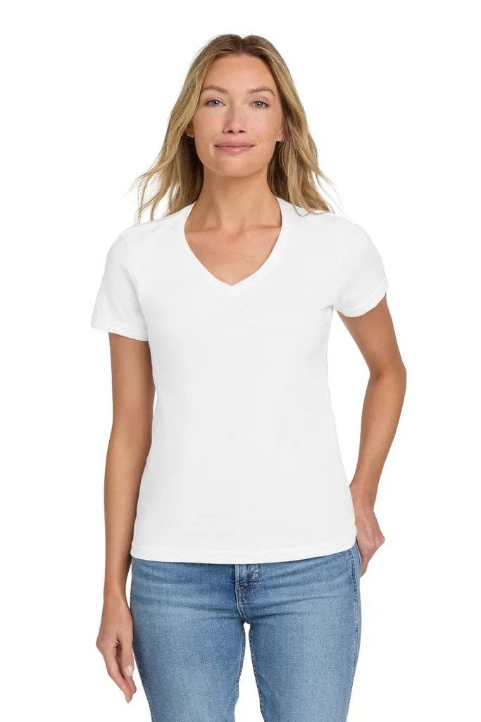 Gildan Softstyle® Women's Fit V-Neck T-Shirt. 64V00L - additional view 3