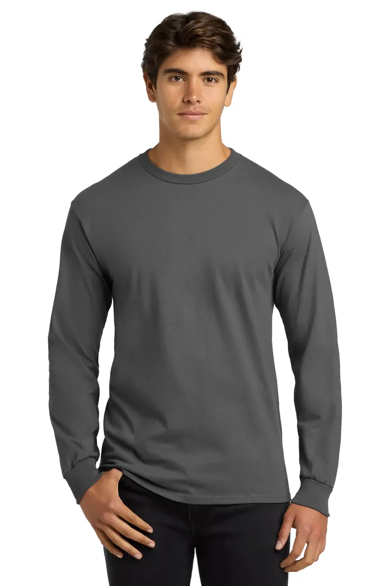 Gildan® - Ultra Cotton® 100% US Cotton Long Sleeve T-Shirt.  G2400 - additional view 22