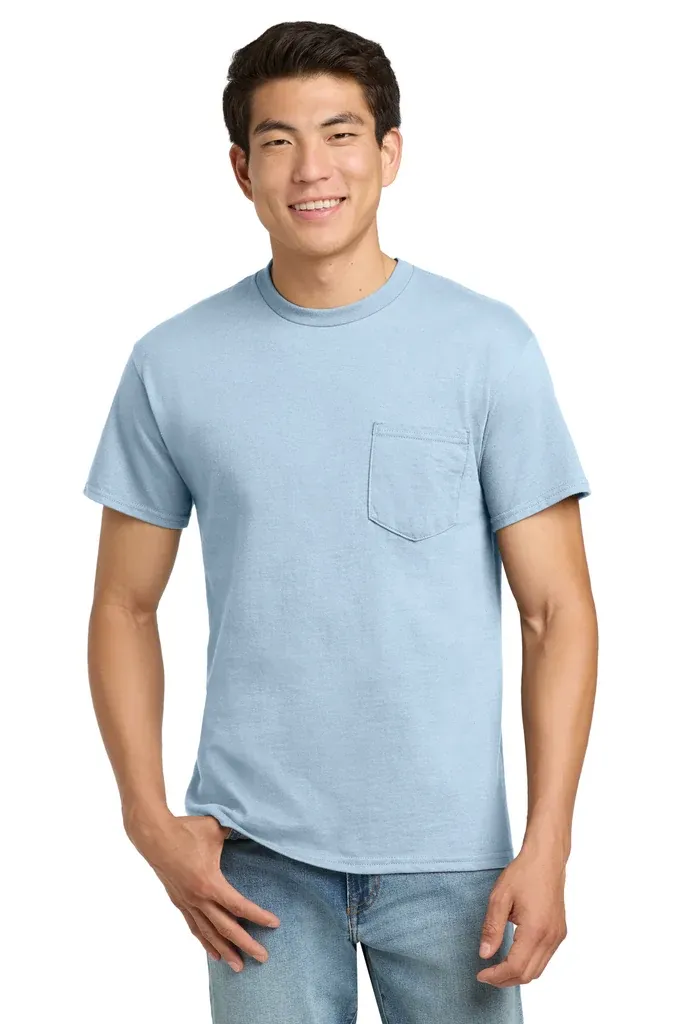 Gildan® - Ultra Cotton® 100% US Cotton T-Shirt with Pocket.  2300 - additional view 7