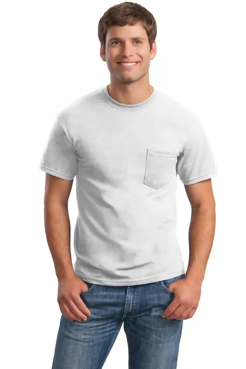 Gildan® - Ultra Cotton® 100% US Cotton T-Shirt with Pocket.  2300 - additional view 9