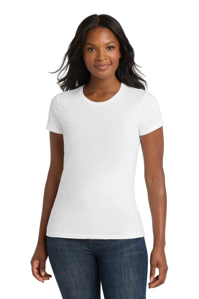 Gildan® Women's 100% Ring Spun Cotton T-Shirt. 880 - additional view 6