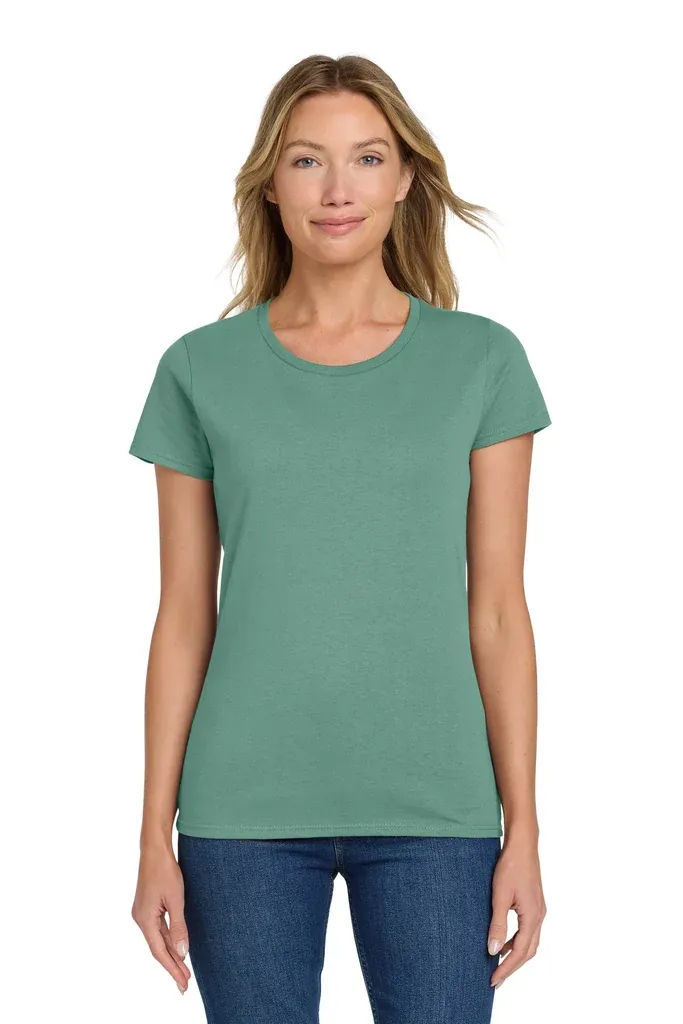Gildan® Women's Heavy Cotton 100% Cotton T-Shirt. 5000L - additional view 4