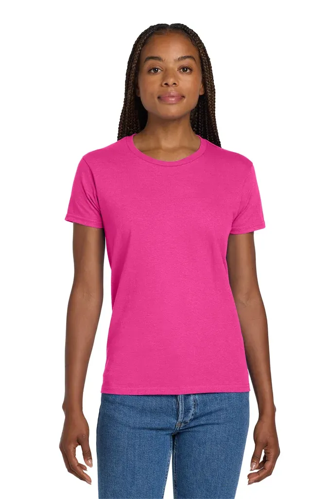 Gildan® Women's Ultra Cotton® 100% US Cotton T-Shirt. 2000L - additional view 20