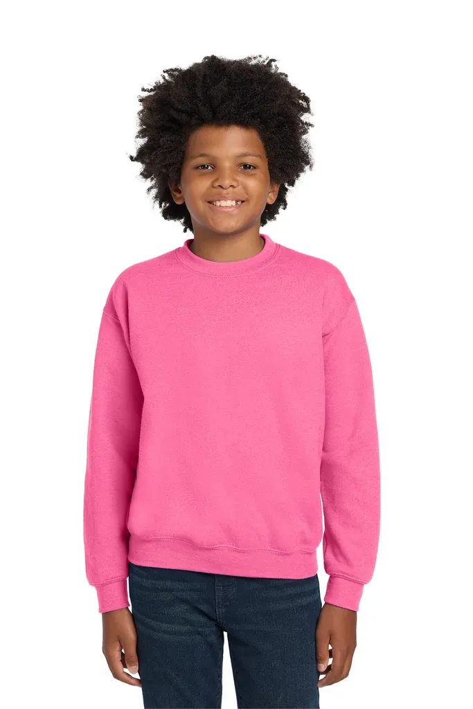Gildan® Youth Heavy Blend Crewneck Sweatshirt.  18000B