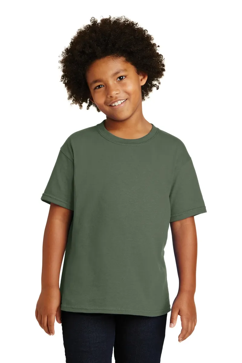 Gildan® - Youth  Heavy Cotton 100% Cotton T-Shirt.  5000B - additional view 13